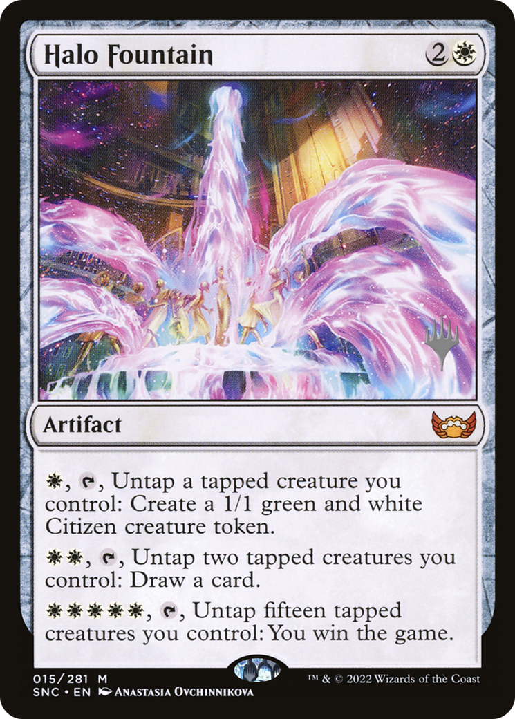 Halo Fountain (PPSNC-015) [Promo Pack: Streets of New Capenna Promos] Foil