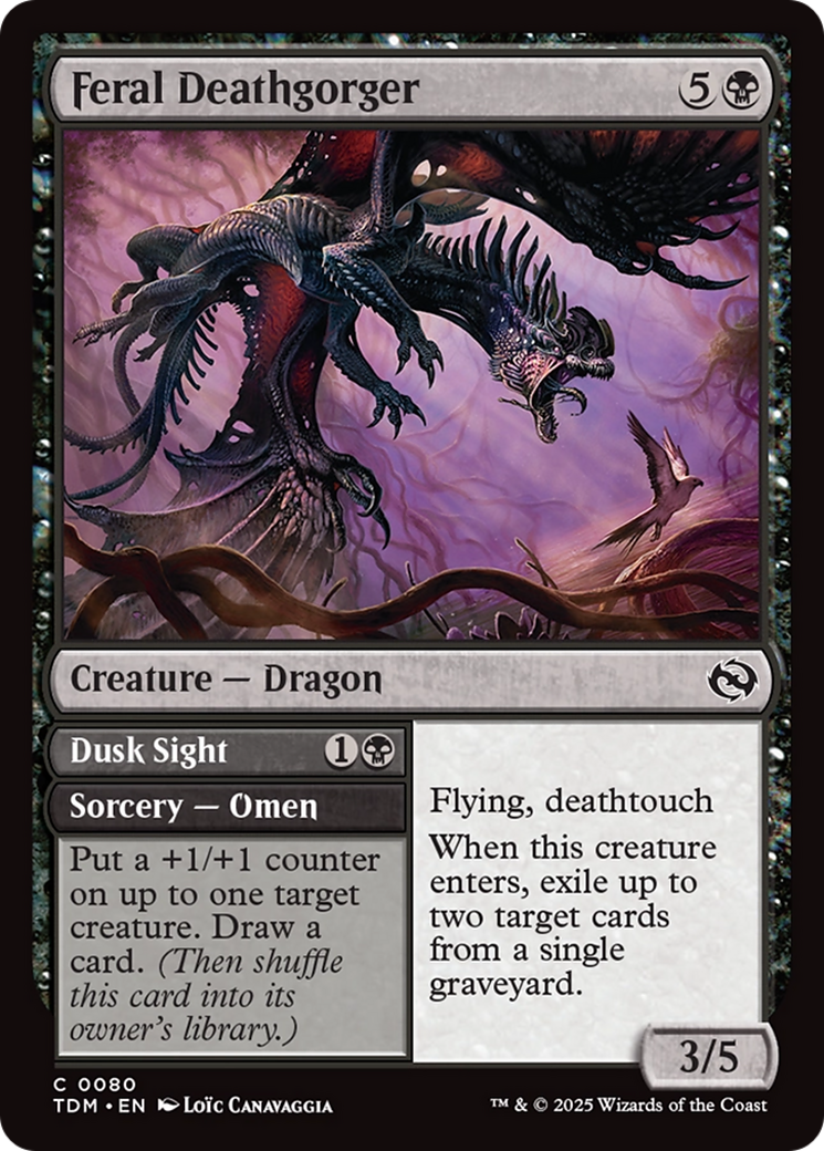 Feral Deathgorger (TDM-080) [Tarkir: Dragonstorm]