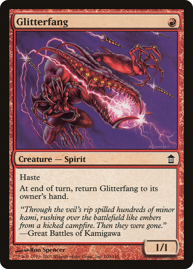 Glitterfang (SOK-100) [Saviors of Kamigawa] Foil