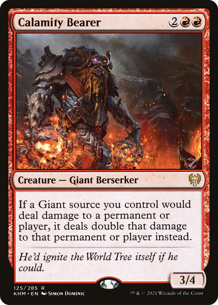 Calamity Bearer (KHM-125) [Kaldheim] Foil