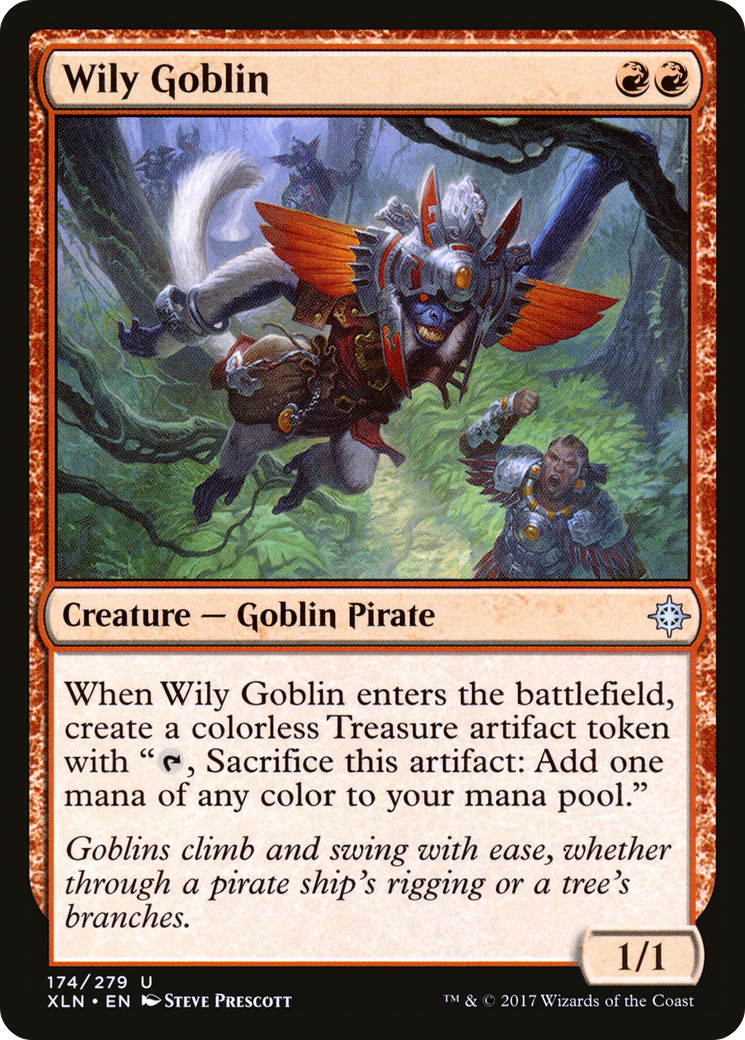 Wily Goblin (XLN-174) [Ixalan] Foil