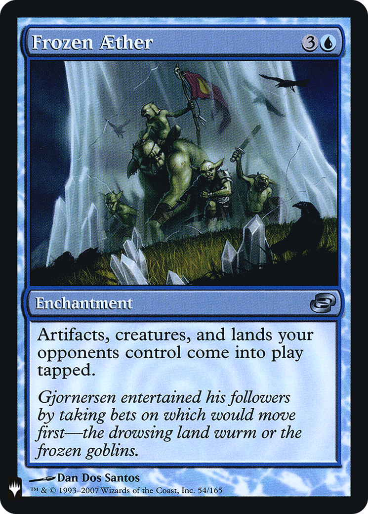 Frozen Aether (LIST-PLC-54) (Colorshifted) [The List] Foil