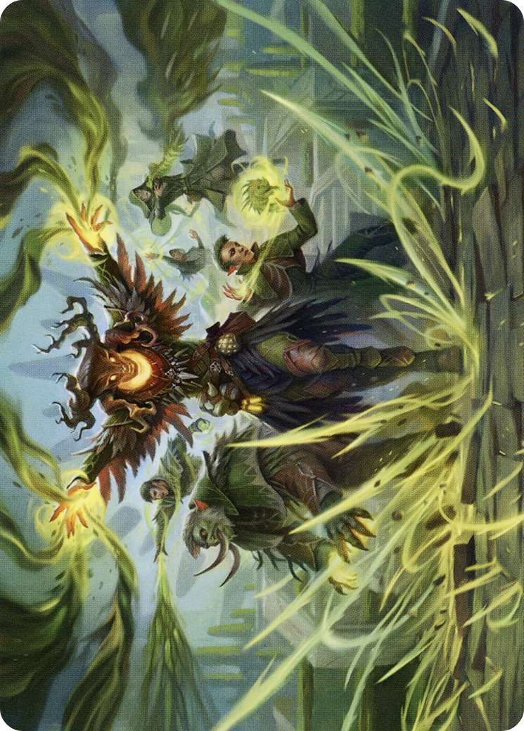 Witherbloom Command // Witherbloom Command (ASTX-045) (Borderless) [Strixhaven Art Series] Foil