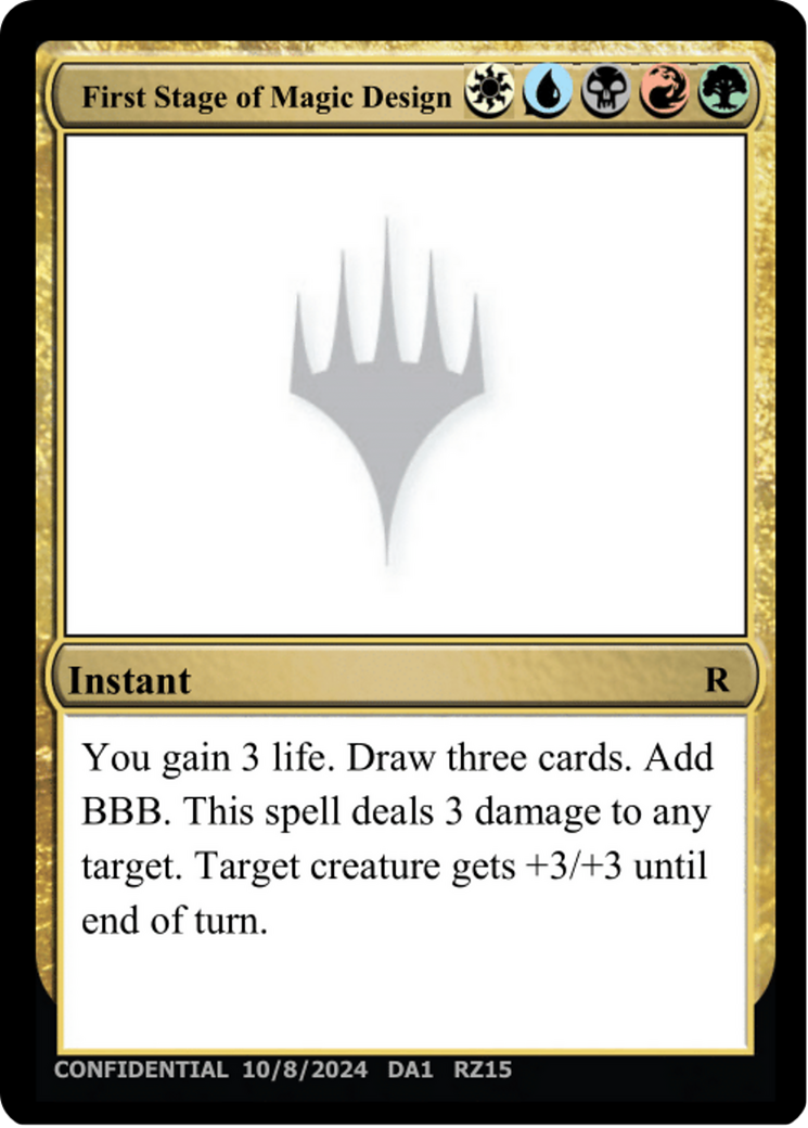 First Stage of Magic Design (UNK-RZ15B) [Unknown Event]