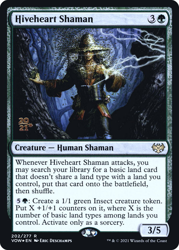 Hiveheart Shaman (PRE-202) [Innistrad: Crimson Vow Promos] Foil
