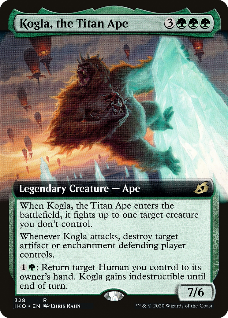 Kogla, the Titan Ape (Extended Art) (IKO-328) [Ikoria: Lair of Behemoths] Foil