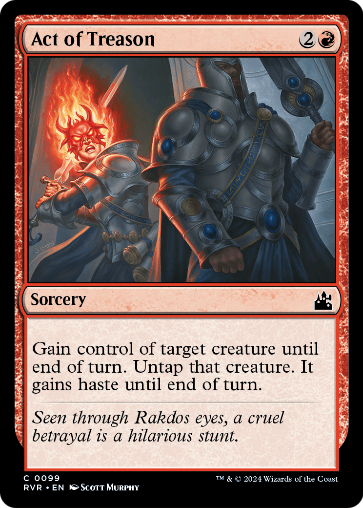 Act of Treason (RVR-099) [Ravnica Remastered]