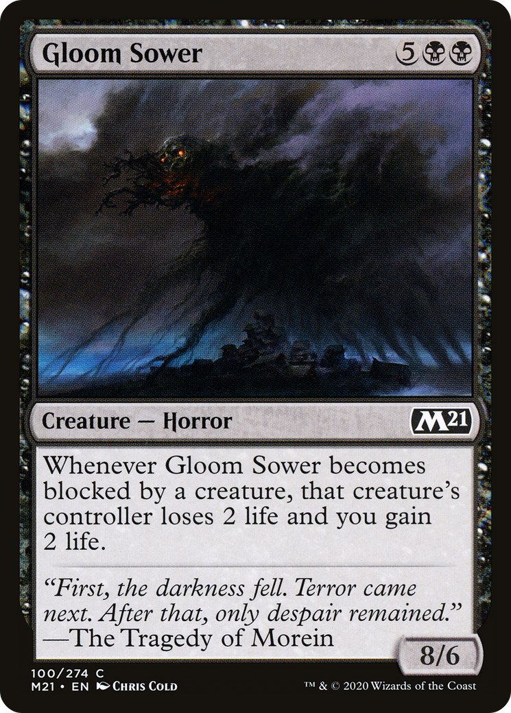 Gloom Sower (M21-100) [Core Set 2021]