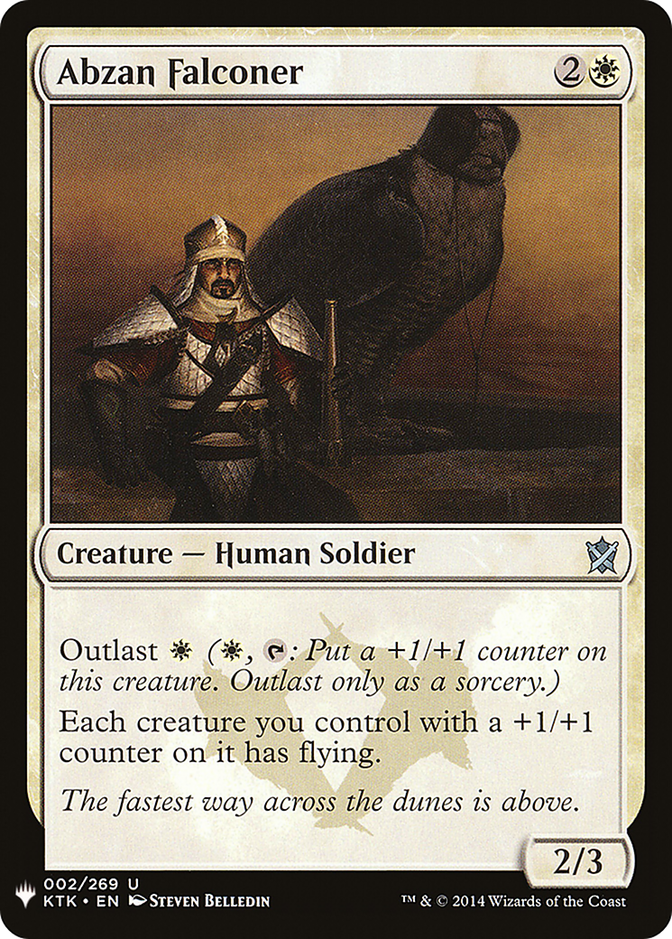 Abzan Falconer (LIST-KTK-2) [The List]