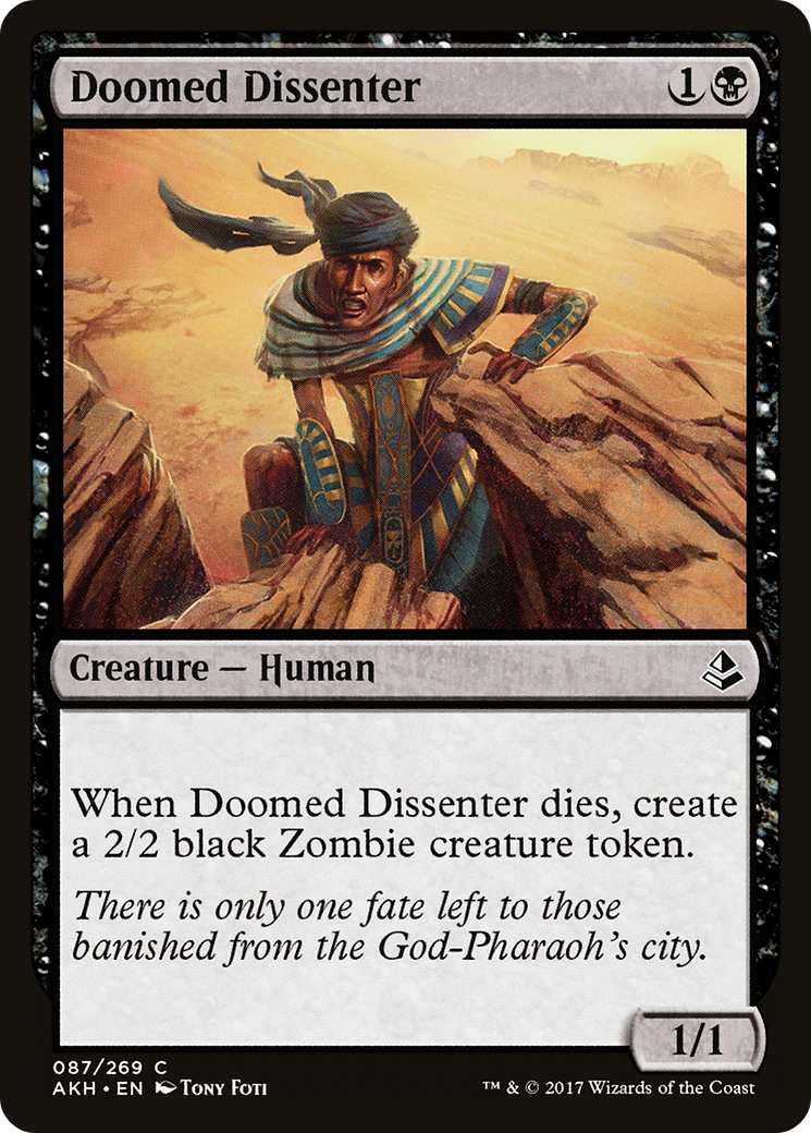 Doomed Dissenter (AKH-087) [Amonkhet]