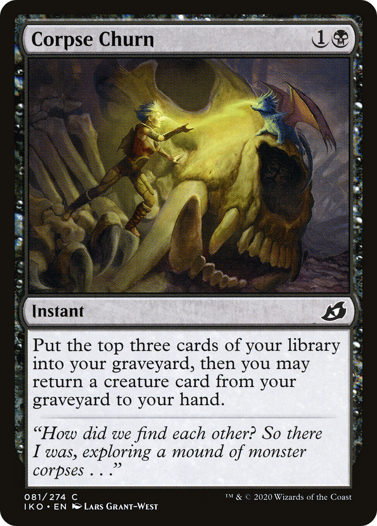 Corpse Churn (IKO-081) [Ikoria: Lair of Behemoths] Foil