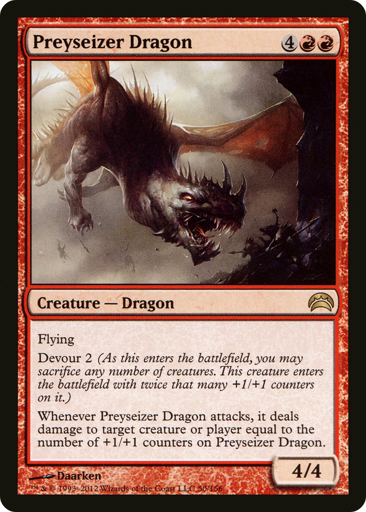 Preyseizer Dragon (PC2-050) [Planechase 2012]