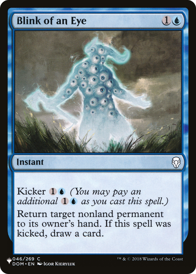 Blink of an Eye (LIST-DOM-46) [The List]