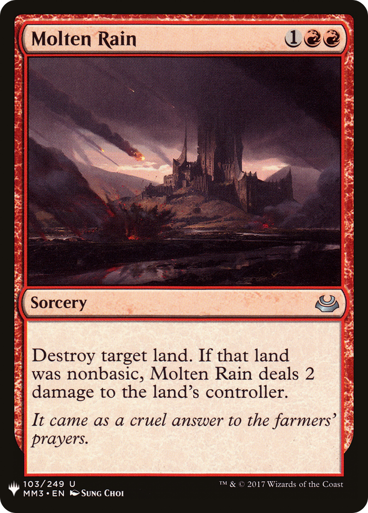 Molten Rain (LIST-MM3-103) [The List]