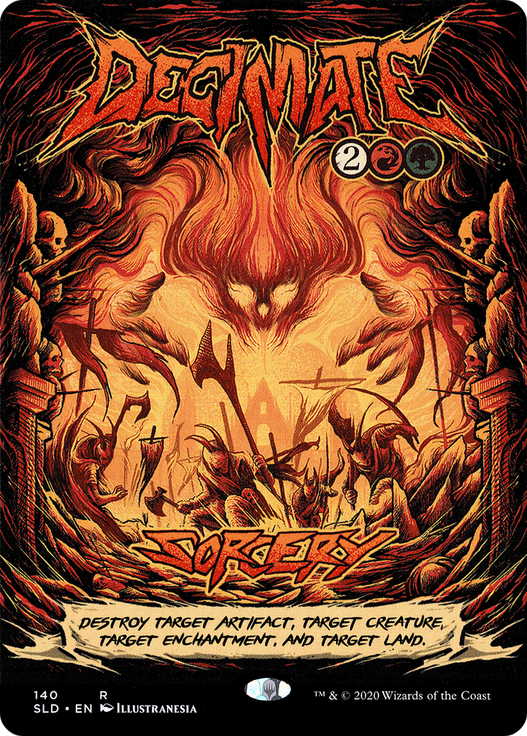 Decimate (SLD-140) (Borderless) [Secret Lair Drop]