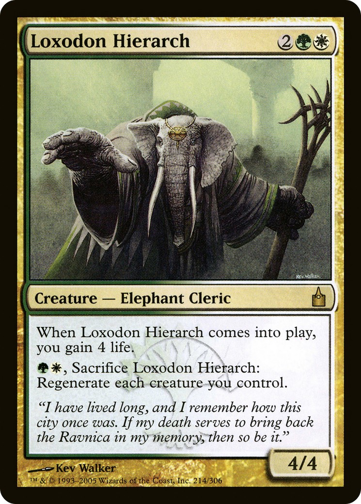 Loxodon Hierarch (RAV-214) [Ravnica: City of Guilds]