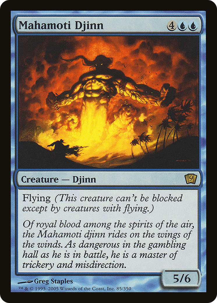 Mahamoti Djinn (9ED-085) [9th Edition] Foil