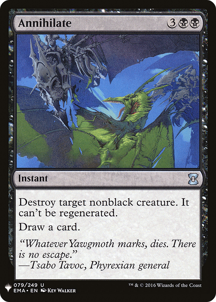 Annihilate (LIST-EMA-79) [The List]