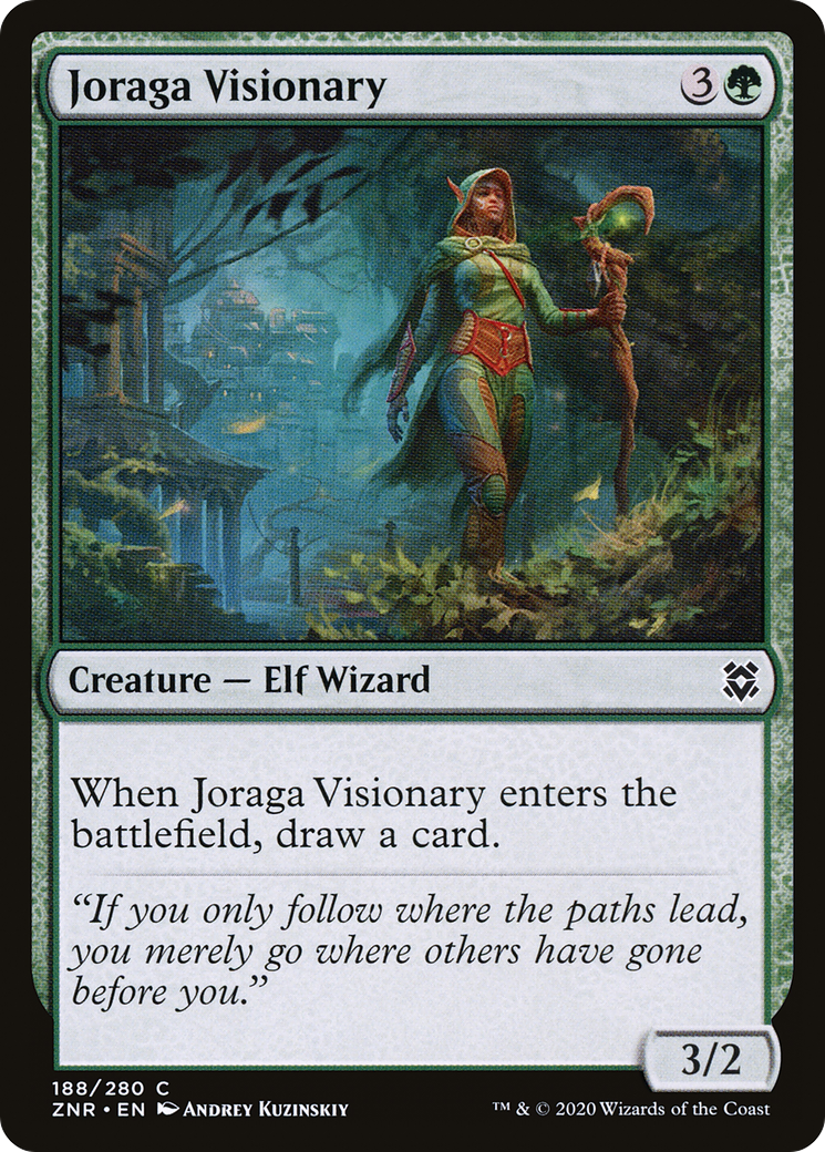 Joraga Visionary (ZNR-188) [Zendikar Rising] Foil