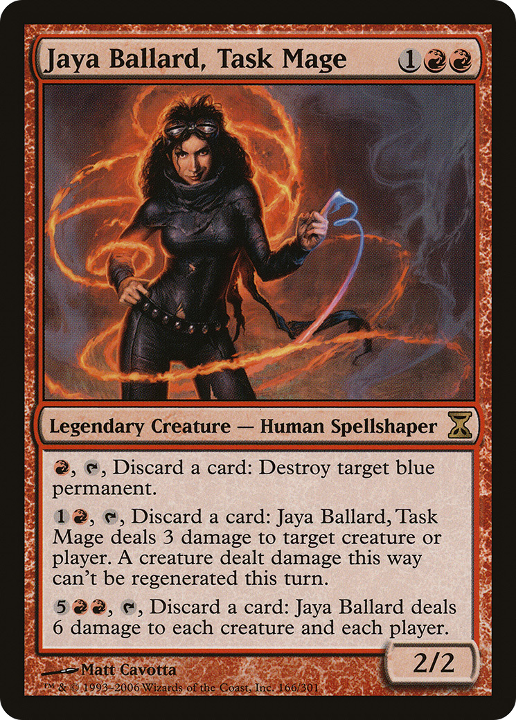 Jaya Ballard, Task Mage (TSP-166) [Time Spiral] Foil