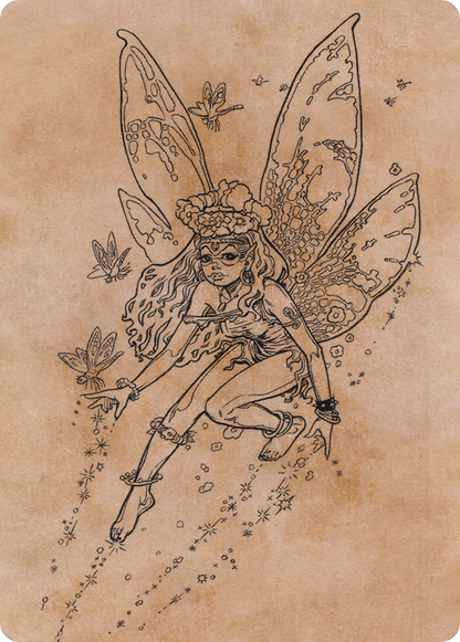 Pixie Guide // Pixie Guide (AAFR-078) (Borderless) [Adventures in the Forgotten Realms Art Series]