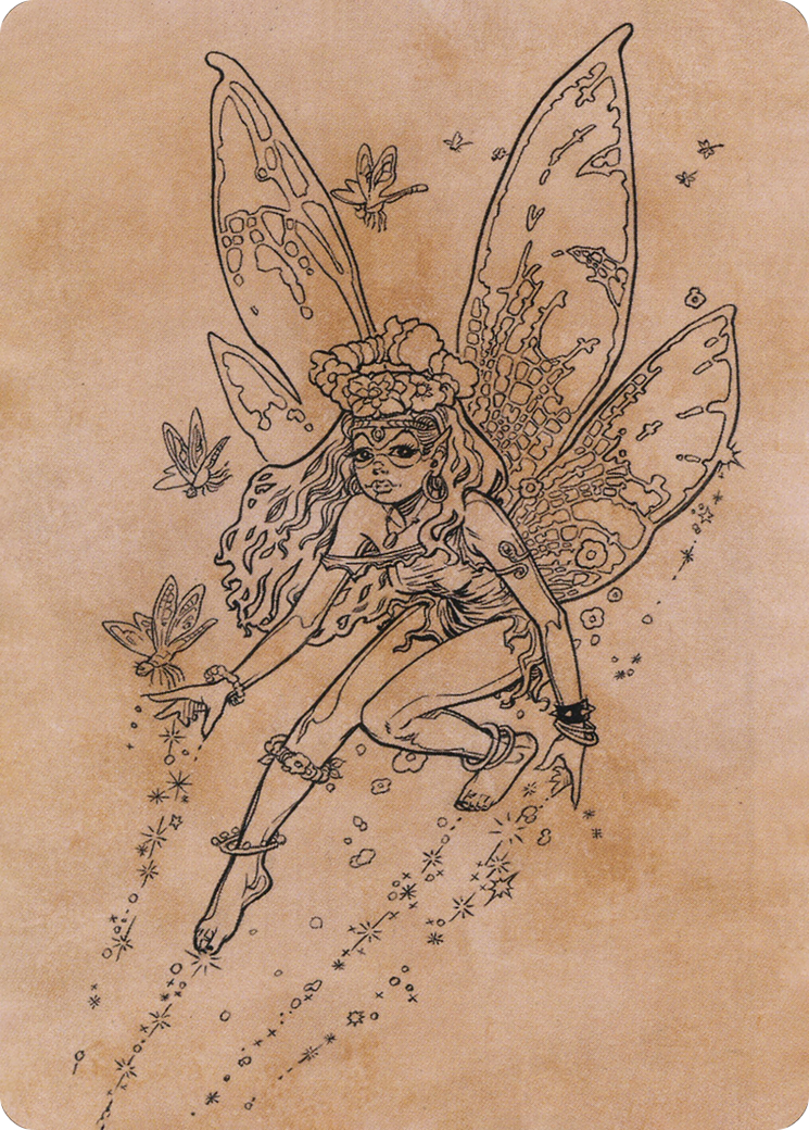 Pixie Guide // Pixie Guide (AAFR-078) (Borderless) [Adventures in the Forgotten Realms Art Series] Foil