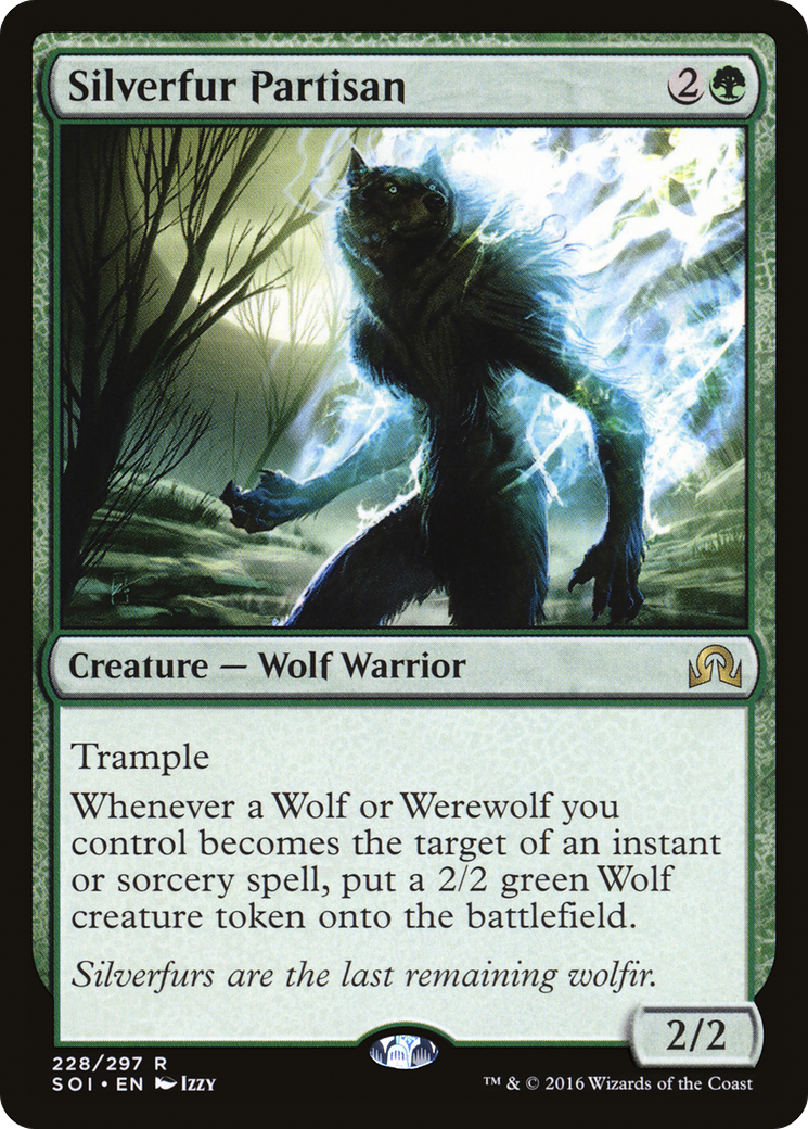 Silverfur Partisan (SOI-228) [Shadows over Innistrad] Foil