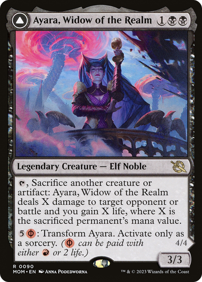 Ayara, Widow of the Realm (MOM-090) [March of the Machine]