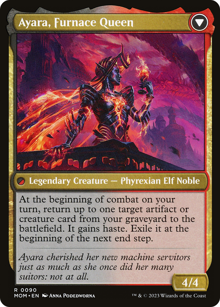 Ayara, Widow of the Realm (MOM-090) [March of the Machine]