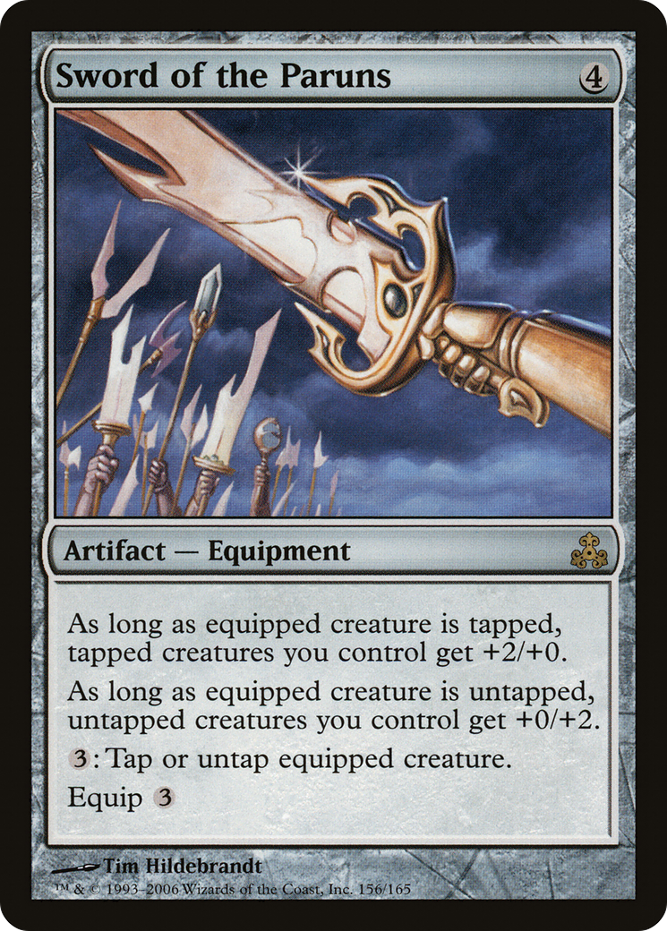 Sword of the Paruns (GPT-156) [Guildpact]