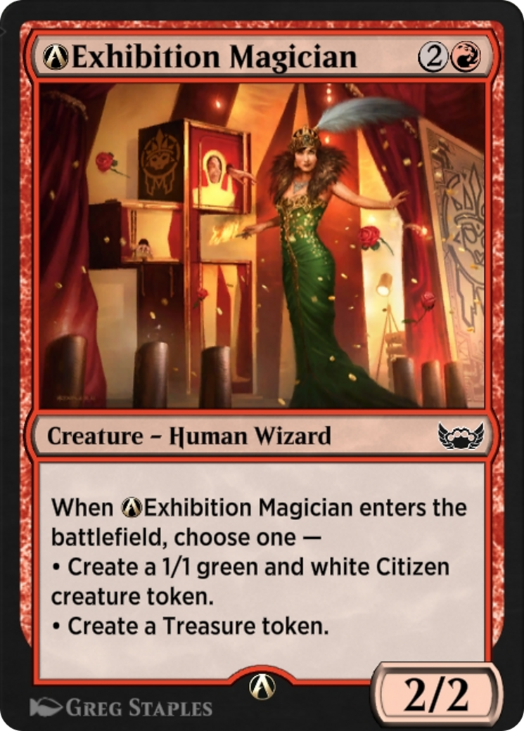 A-Exhibition Magician (SNC-A-106) [Streets of New Capenna]