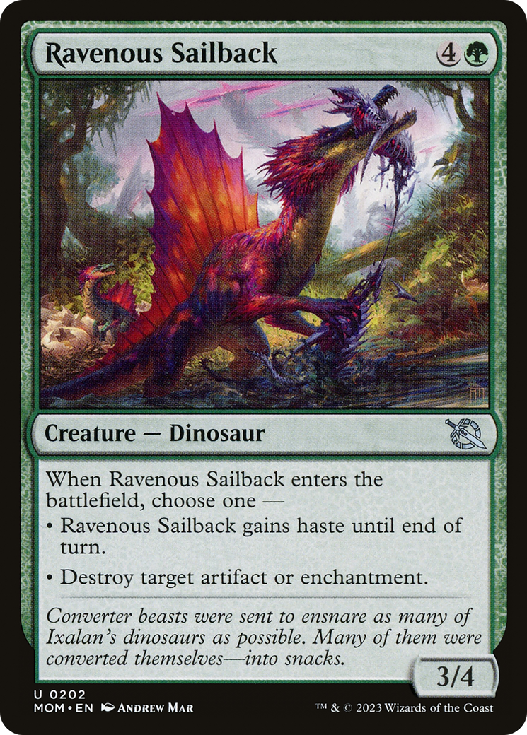 Ravenous Sailback (MOM-202) [March of the Machine]