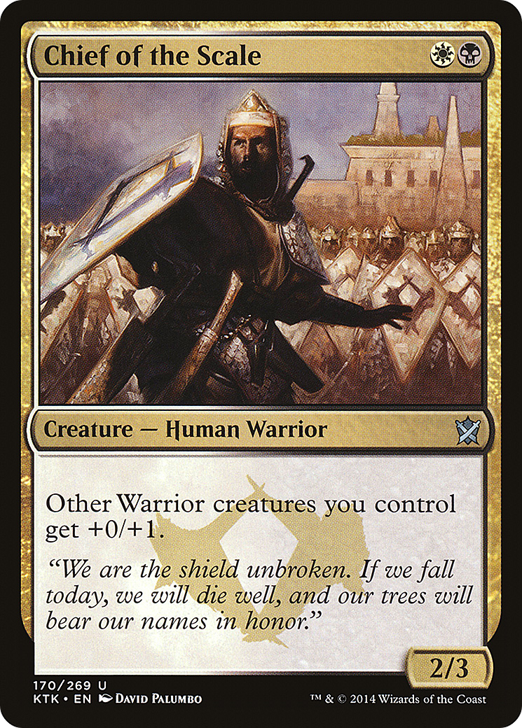 Chief of the Scale (KTK-170) [Khans of Tarkir] Foil