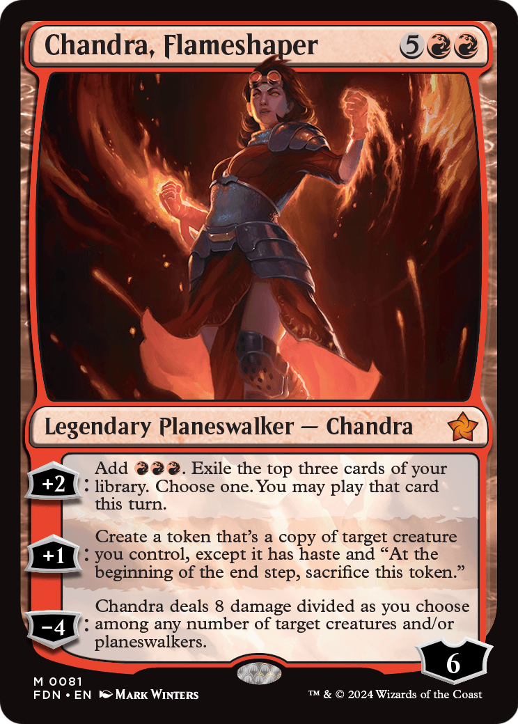 Chandra, Flameshaper (FDN-081) [Foundations]