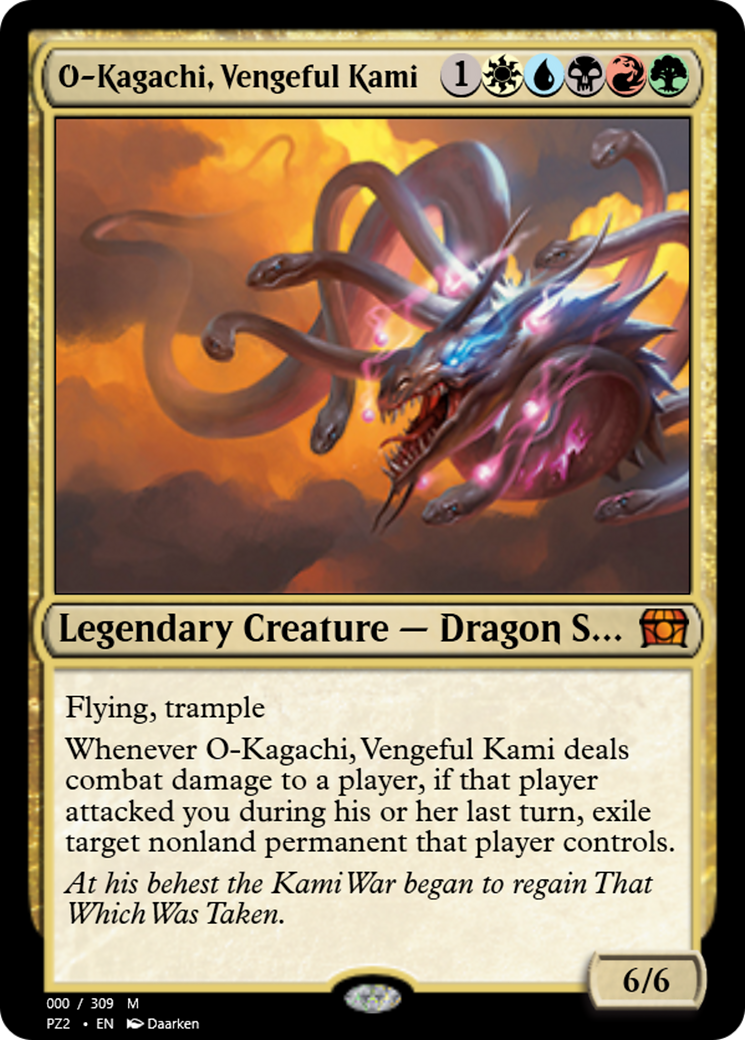 O-Kagachi, Vengeful Kami (PZ2-65733) [Treasure Chest] Foil