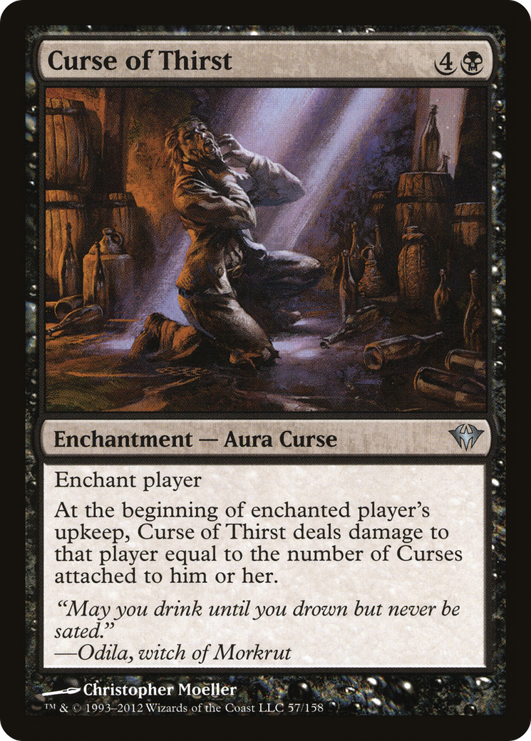 Curse of Thirst (DKA-057) [Dark Ascension] Foil