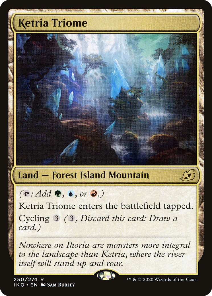Ketria Triome (IKO-250) [Ikoria: Lair of Behemoths] Foil