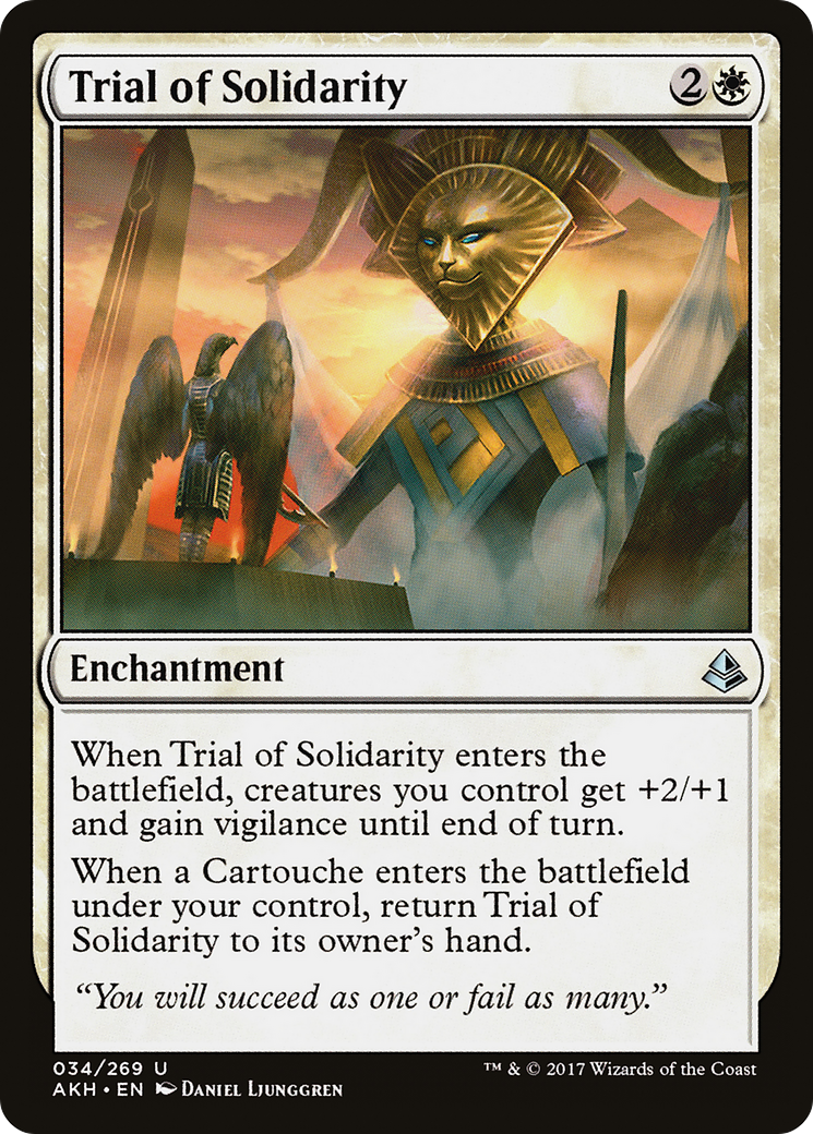 Trial of Solidarity (AKH-034) [Amonkhet]