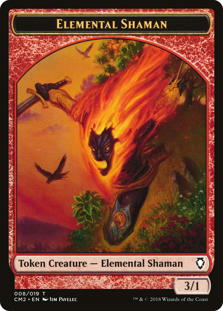 Elemental Shaman Token (CM2-008) [Commander Anthology Volume II Tokens]