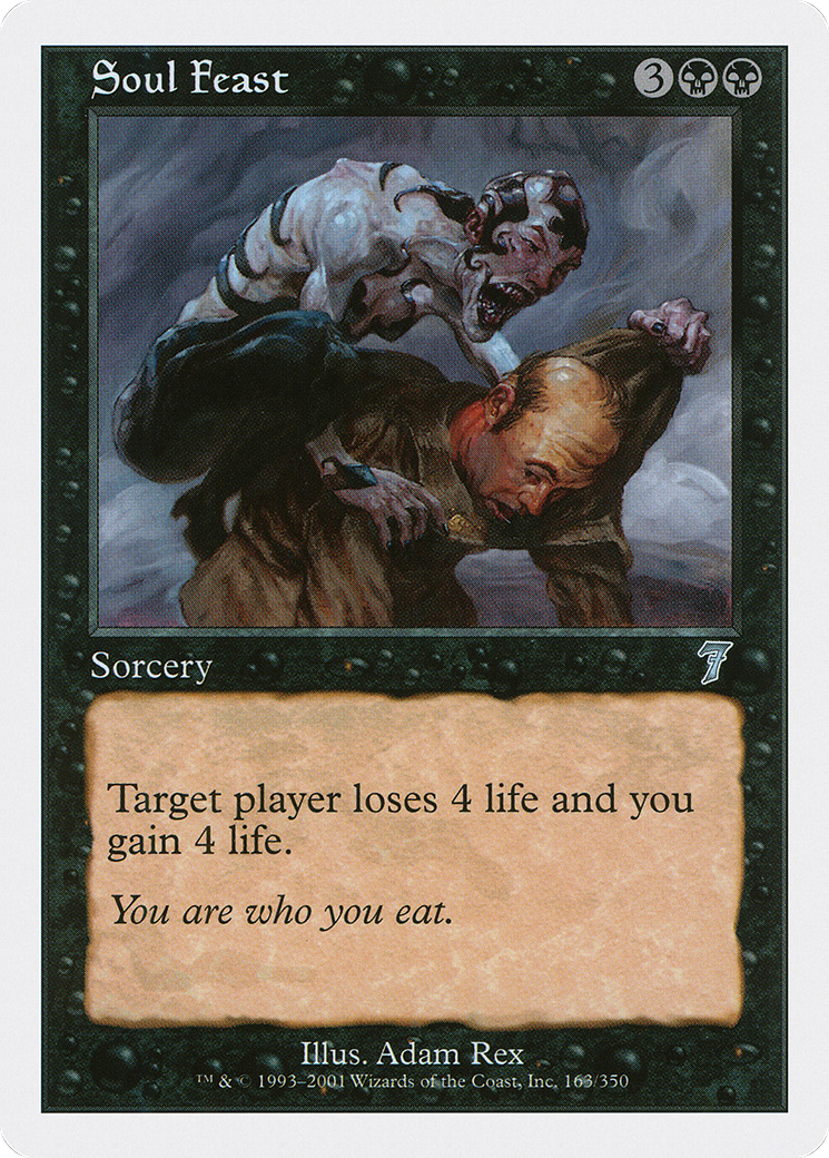 Soul Feast (7ED-163) [7th Edition] Foil