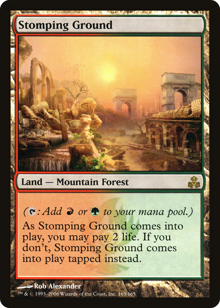 Stomping Ground (GPT-165) [Guildpact] Foil