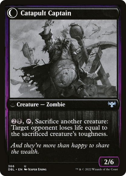Catapult Fodder (DBL-366) [Innistrad: Double Feature] Foil