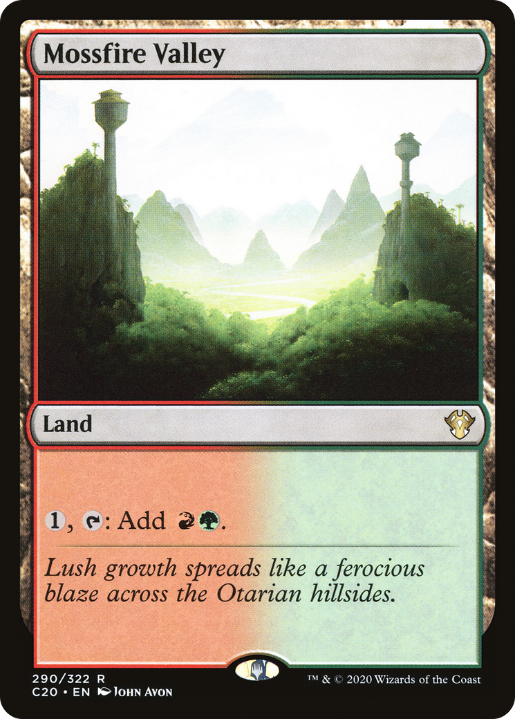 Mossfire Valley (C20-290) [Commander 2020]