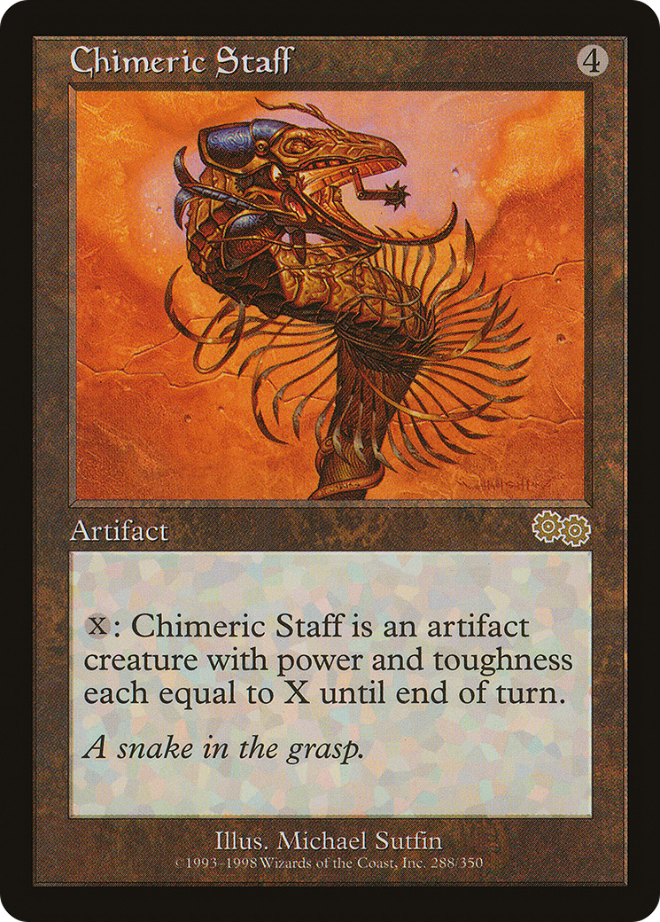 Chimeric Staff (USG-288) [Urza's Saga]