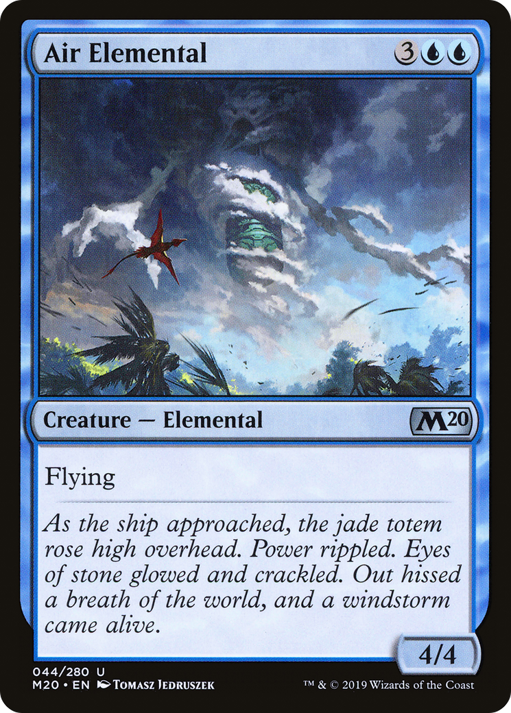 Air Elemental (M20-044) [Core Set 2020] Foil
