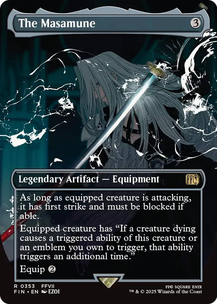 The Masamune (Borderless) (FIN-353) [FINAL FANTASY] Foil