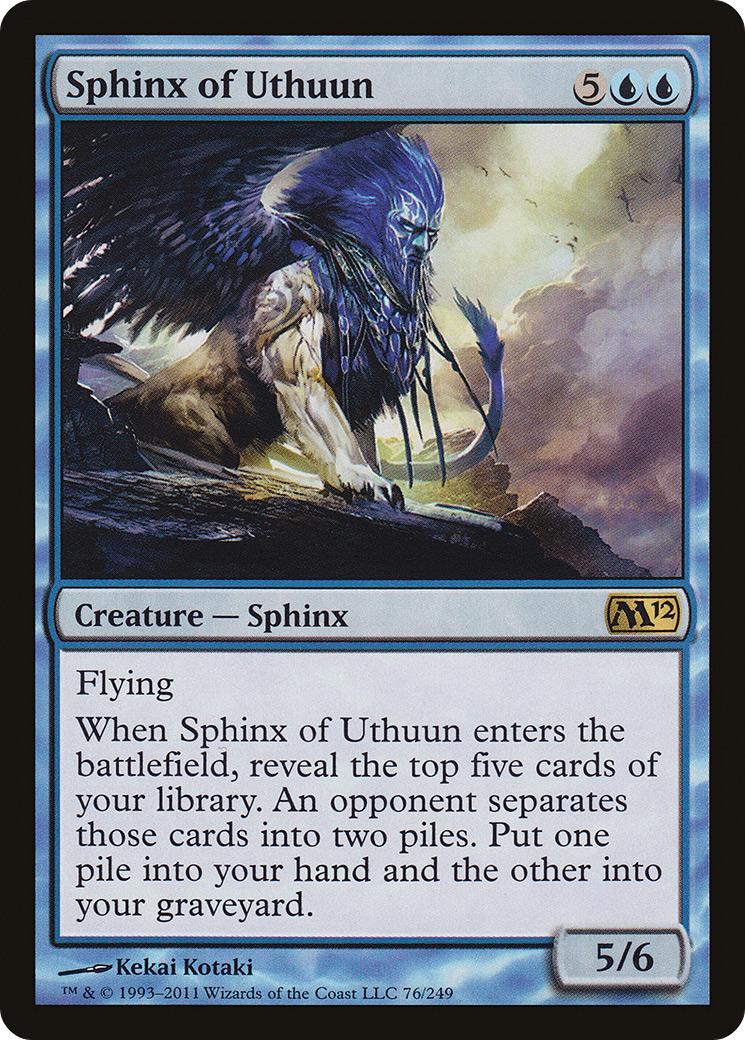 Sphinx of Uthuun (M12-076) [Magic 2012] Foil