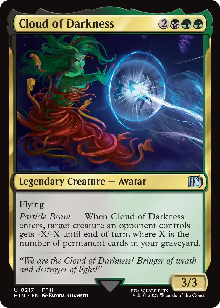 Cloud of Darkness (FIN-217) [FINAL FANTASY] Foil
