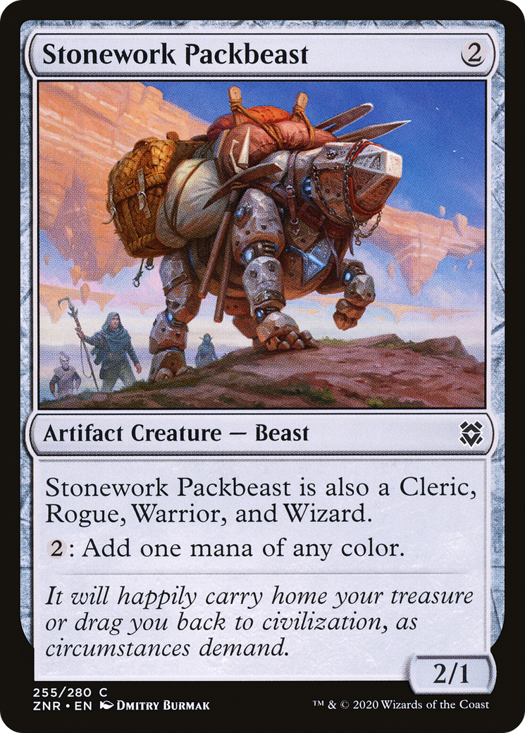Stonework Packbeast (ZNR-255) [Zendikar Rising]