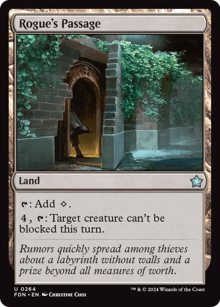 Rogue's Passage (FDN-264) [Foundations] Foil
